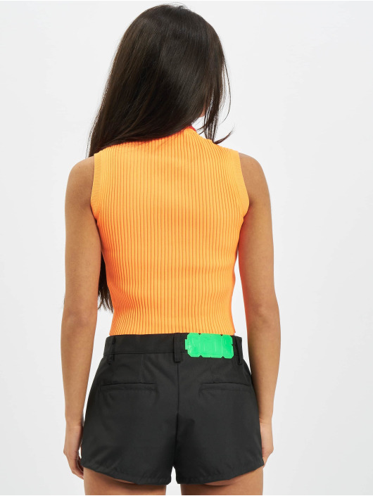 GCDS Tops sans manche Basic orange